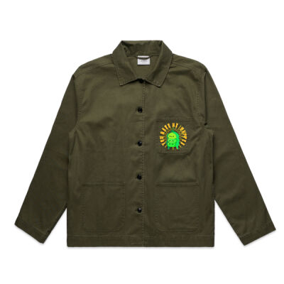  playful pea‑pod trio - Ladies Chore Jacket Thumbnail