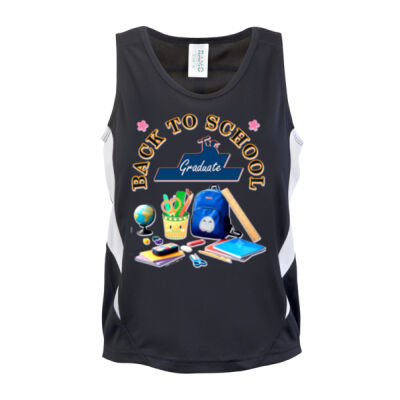 ultimate Back-to-School aesthetic - Kids Accelerator Cool-Dry Singlet Thumbnail