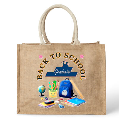 ultimate Back-to-School aesthetic - Jute Bag Thumbnail