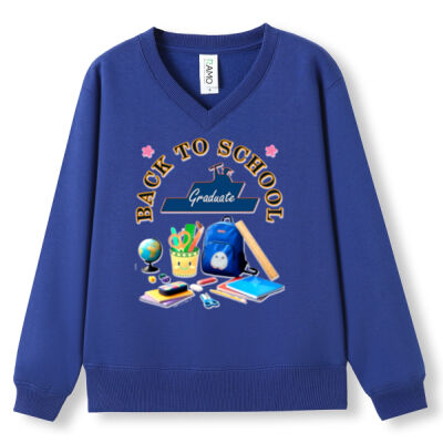 ultimate Back-to-School aesthetic - Kids V-neck Fleece Thumbnail