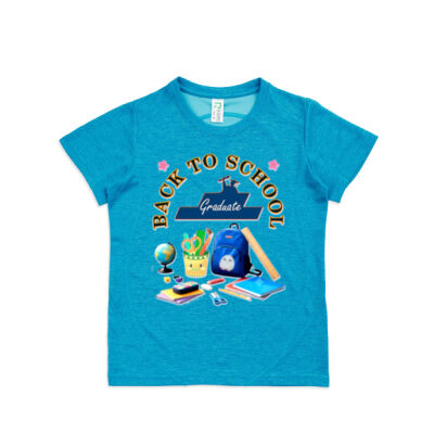 ultimate Back-to-School aesthetic - Kid's Challenger 100% polyester Tee Thumbnail