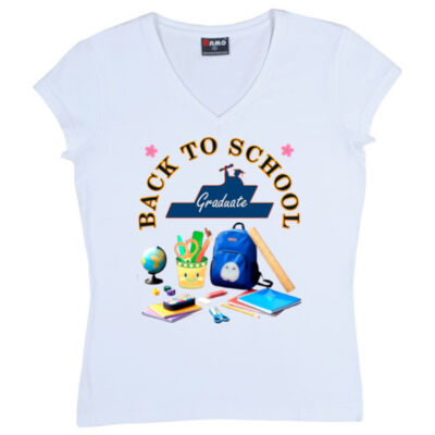 ultimate Back-to-School aesthetic - Ladies V Neck Thumbnail