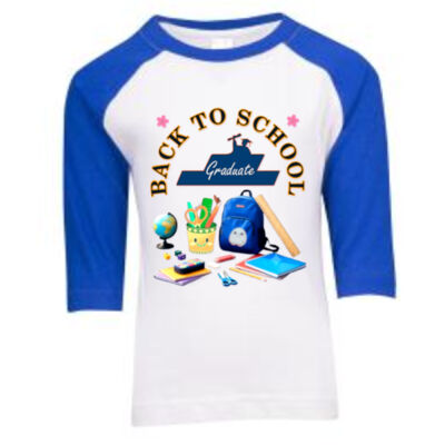 ultimate Back-to-School aesthetic - Kids Raglan Thumbnail