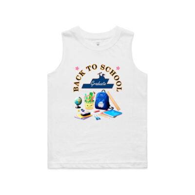 ultimate Back-to-School aesthetic - Kids Barnard Tank tee  Thumbnail