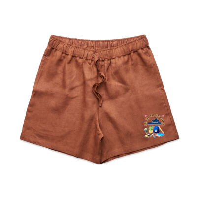 ultimate Back-to-School aesthetic - Wo's Linen Shorts Thumbnail