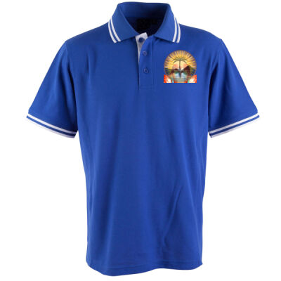 Tropical Flamingo Heart Sunset Merch - GRACE POLO Kids Thumbnail