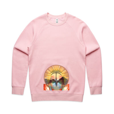 Tropical Flamingo Heart Sunset Merch - Supply Crew Thumbnail