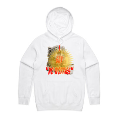 Funny cat illustration with coffee and sunburst - Mens Special Tee - Supply Hood Thumbnail
