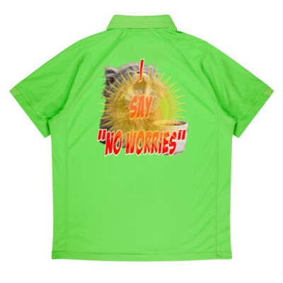 Funny cat illustration with coffee and sunburst - Mens Special Tee - Flinders Mens Polos  Thumbnail