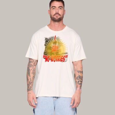 Funny cat illustration with coffee and sunburst - Mens Special Tee - Mens Regular Crew Thumbnail
