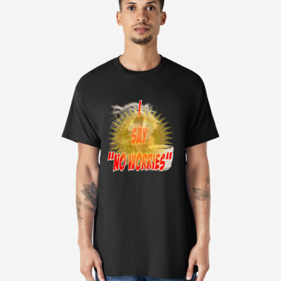Funny cat illustration with coffee and sunburst - Mens Special Tee - Ultra Cotton Adult T-Shirt Thumbnail