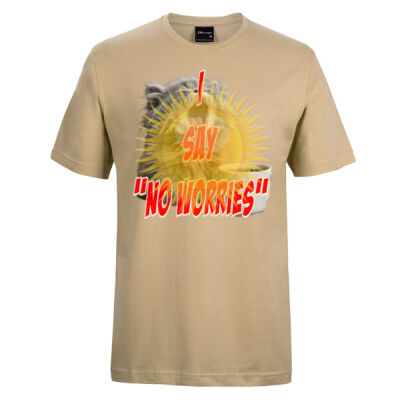 Funny cat illustration with coffee and sunburst - Mens Special Tee - JB's  Tee Thumbnail
