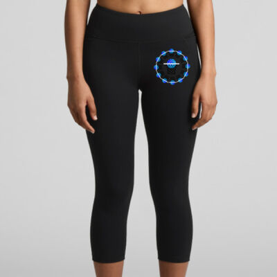The Basketball Orbit - Wo's Active Mid Leggings Thumbnail