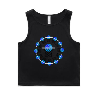 The Basketball Orbit - Wo's Active Crop Tank Thumbnail