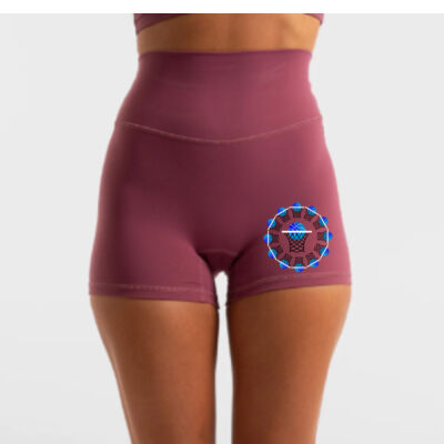 The Basketball Orbit - Hi-Rise Short 2.0 - Merlot Thumbnail