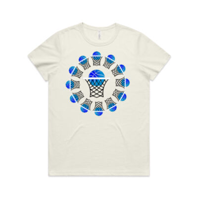 The Basketball Orbit - Wo's Maple Active Blend Tee Thumbnail