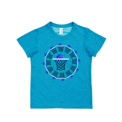 The Basketball Orbit - Kid's Challenger 100% polyester Tee Thumbnail