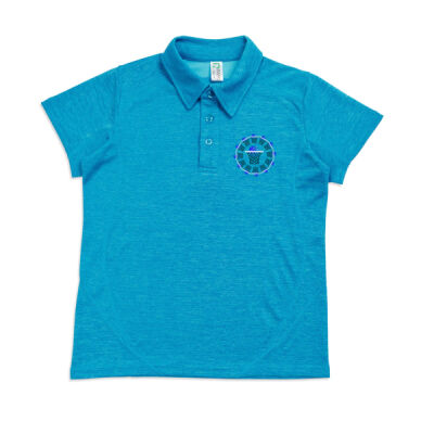 The Basketball Orbit - Kid's' Challenger 100% polyester Polo Thumbnail