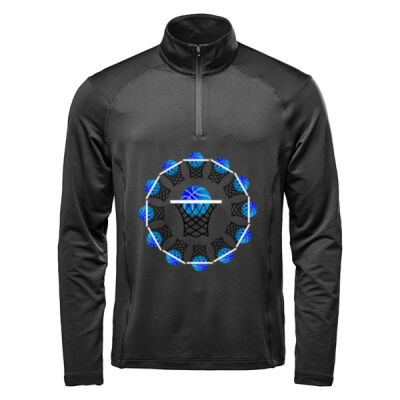 The Basketball Orbit - Men's Augusta 1/4 Zip Long Sleeve Thumbnail