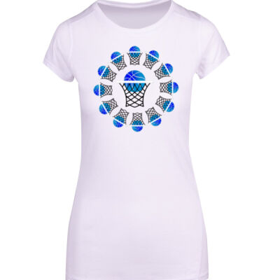 The Basketball Orbit - Womens Greatness Athletic T-shirt Thumbnail