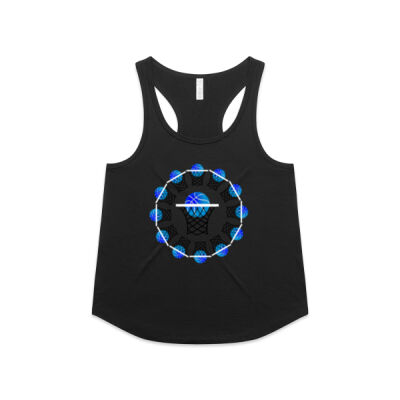 The Basketball Orbit - Wo's Maple Active Blend Racerback Thumbnail