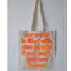Budget Calico Tote Bag Thumbnail