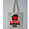 Budget Calico Tote Bag Budget Calico Tote Bag Thumbnail
